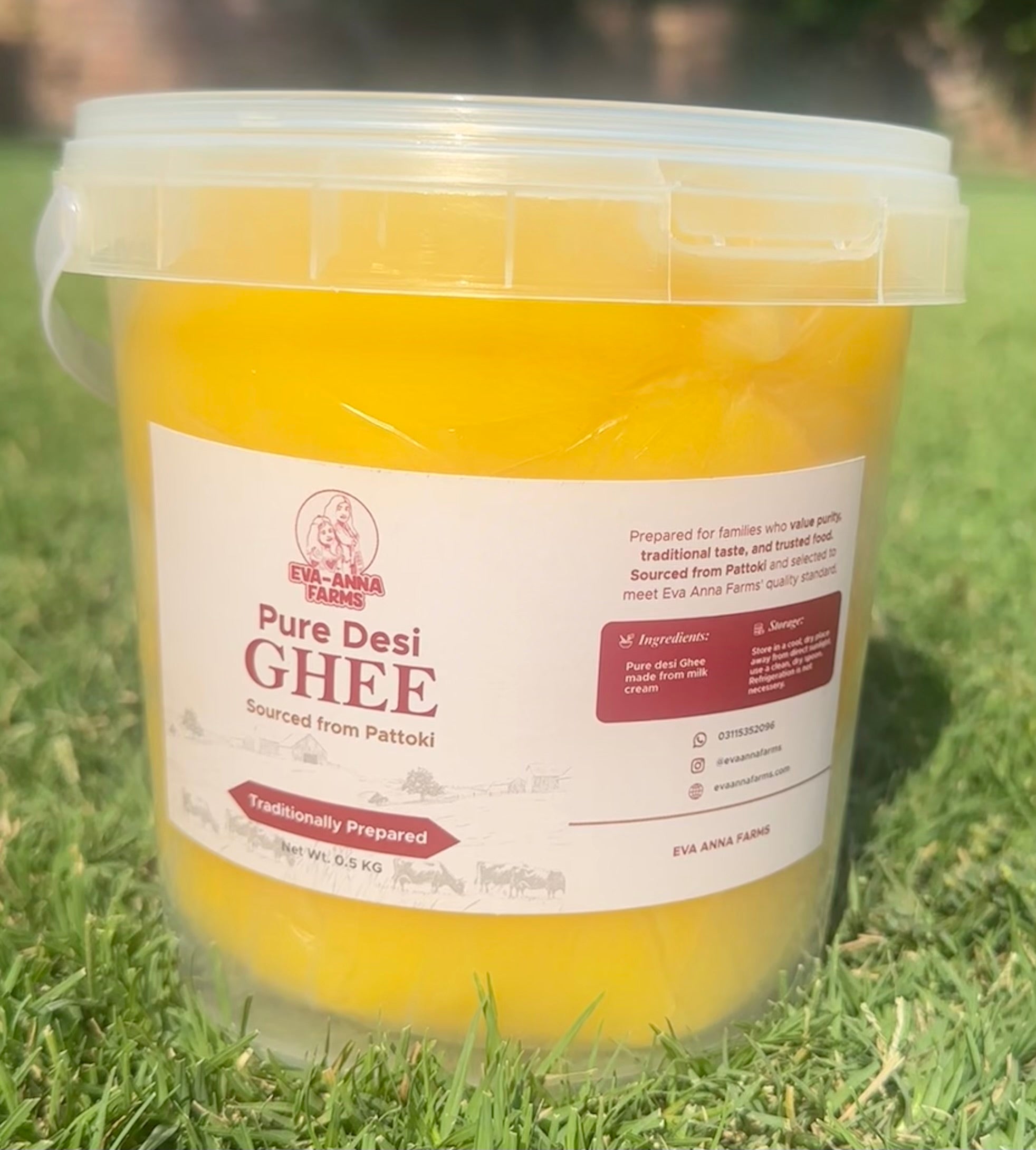 Pure Desi Ghee (0.5 KG)