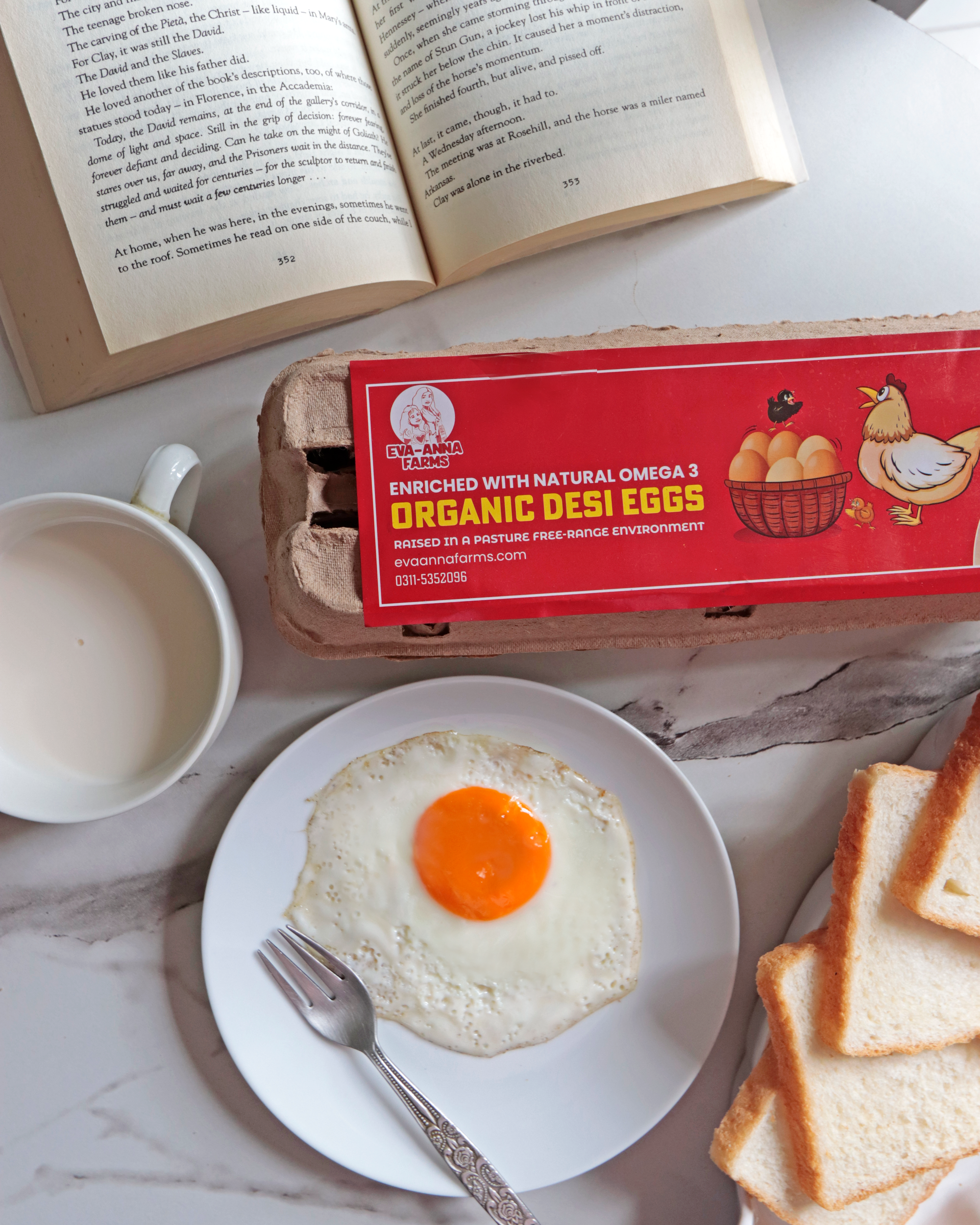 Organic Desi Eggs (1 Tray- 30 Eggs)
