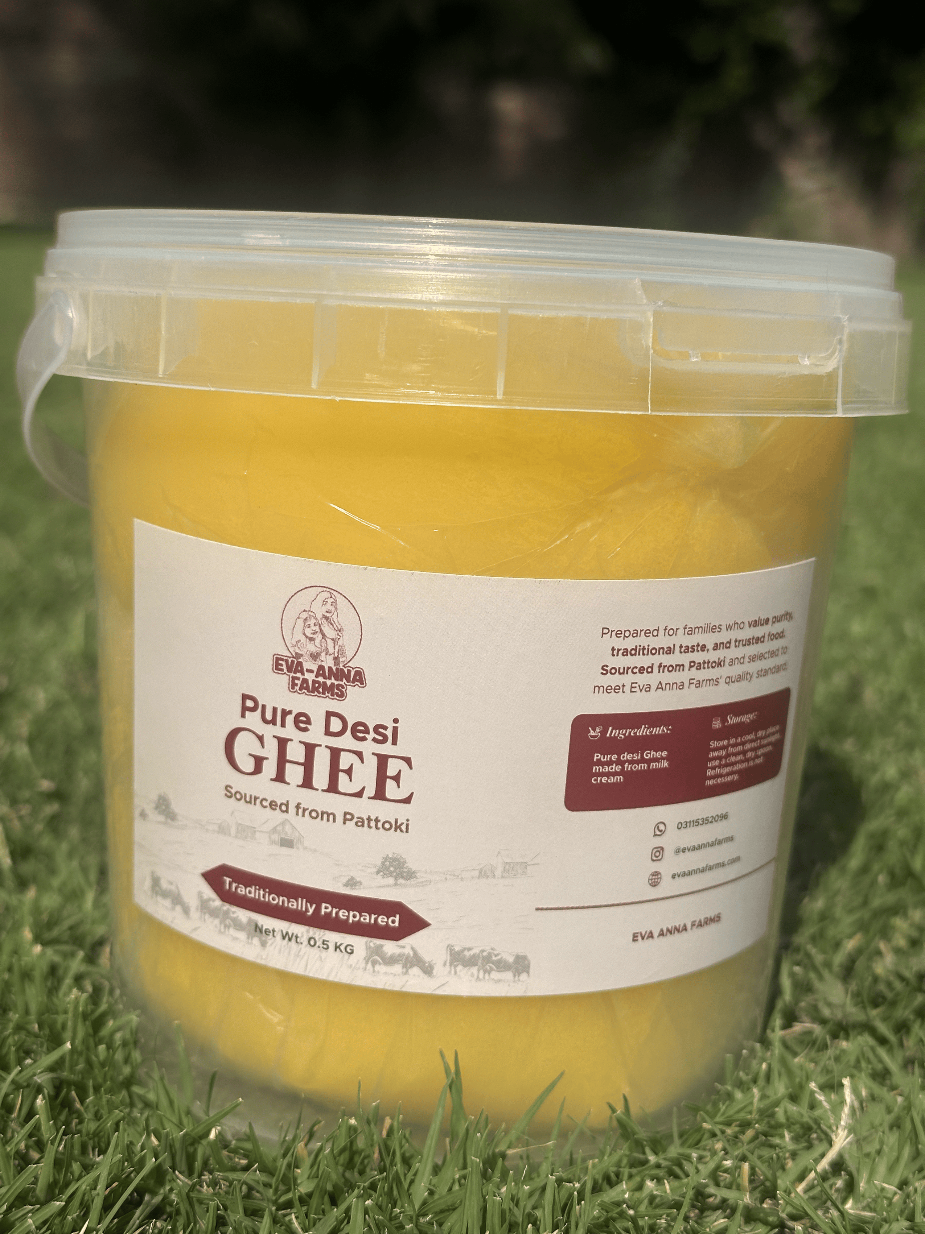 Pure Desi Ghee (0.5 KG)